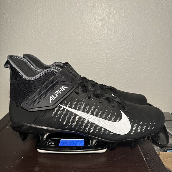 Nike Alpha Menace Pro 2 WD P Football Cleats Black Shoes BV3951-001 Mens 15 Wide - Picture 1 of 6